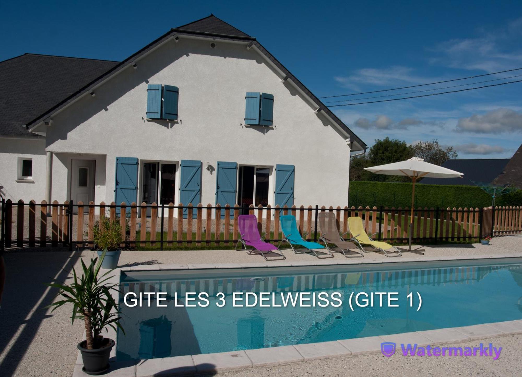 Les 3 Edelweiss - Gite 1 Ou Gite 2 Arette Exterior foto